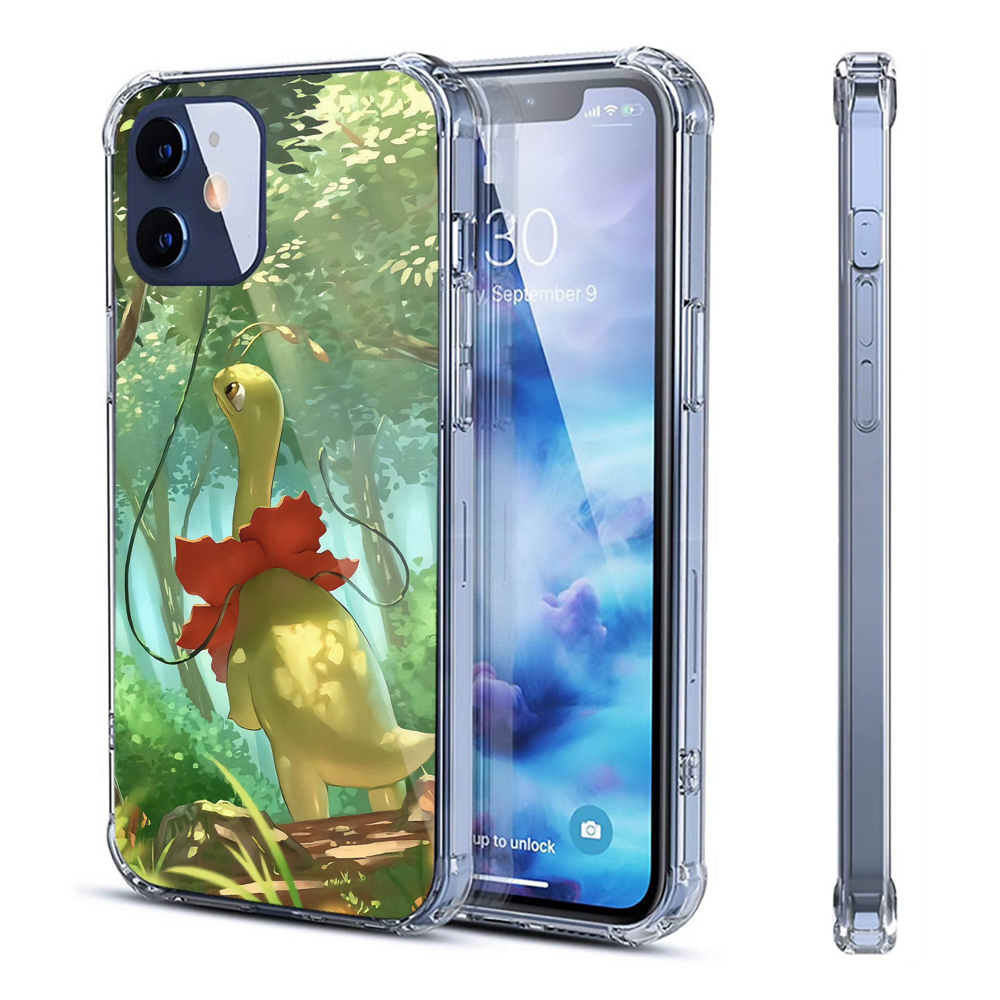 （画像用） ポケットモンスター Pokémon 【iPhone 12シリーズ対応】透明スマホケース（クリアソフトケース）